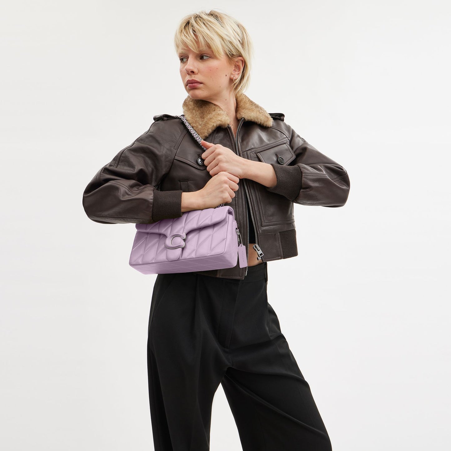 CP147-Tabby Shoulder Bag 26 With Quilting
