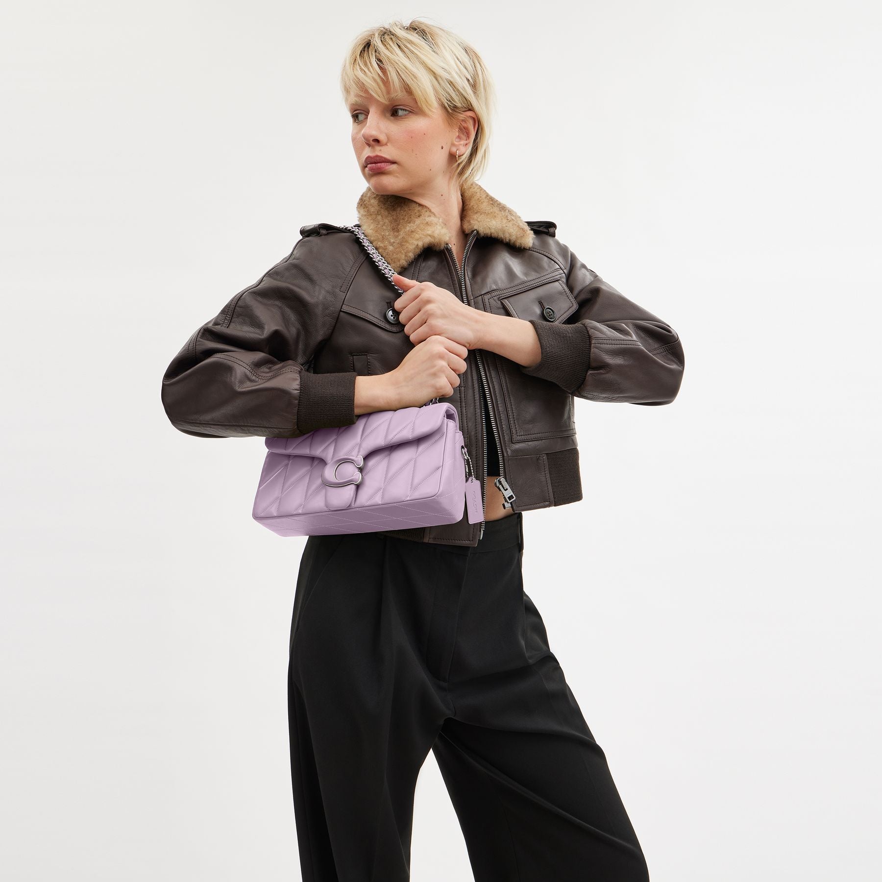 CP147-Tabby Shoulder Bag 26 With Quilting
