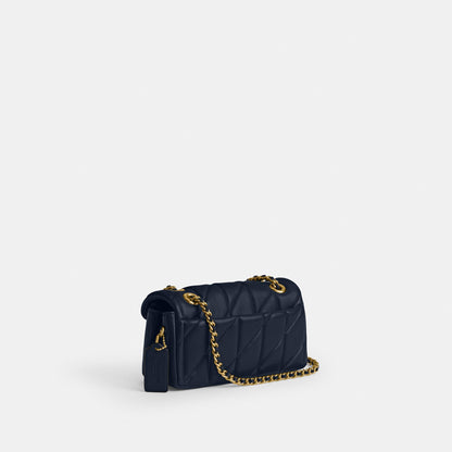 CP149-Tabby Shoulder Bag 20 with Pillow Quilting-B4/Dark Navy