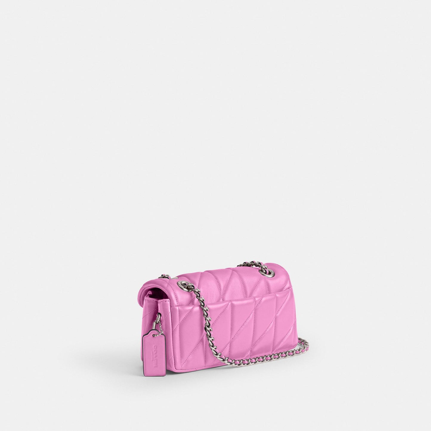 CP149-Tabby Shoulder Bag 20 with Pillow Quilting-Lh/Fuchsia.