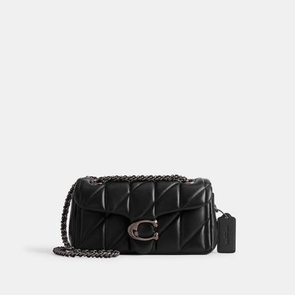 CP149-Tabby Shoulder Bag 20 With Pillow Quilting-V5/Black