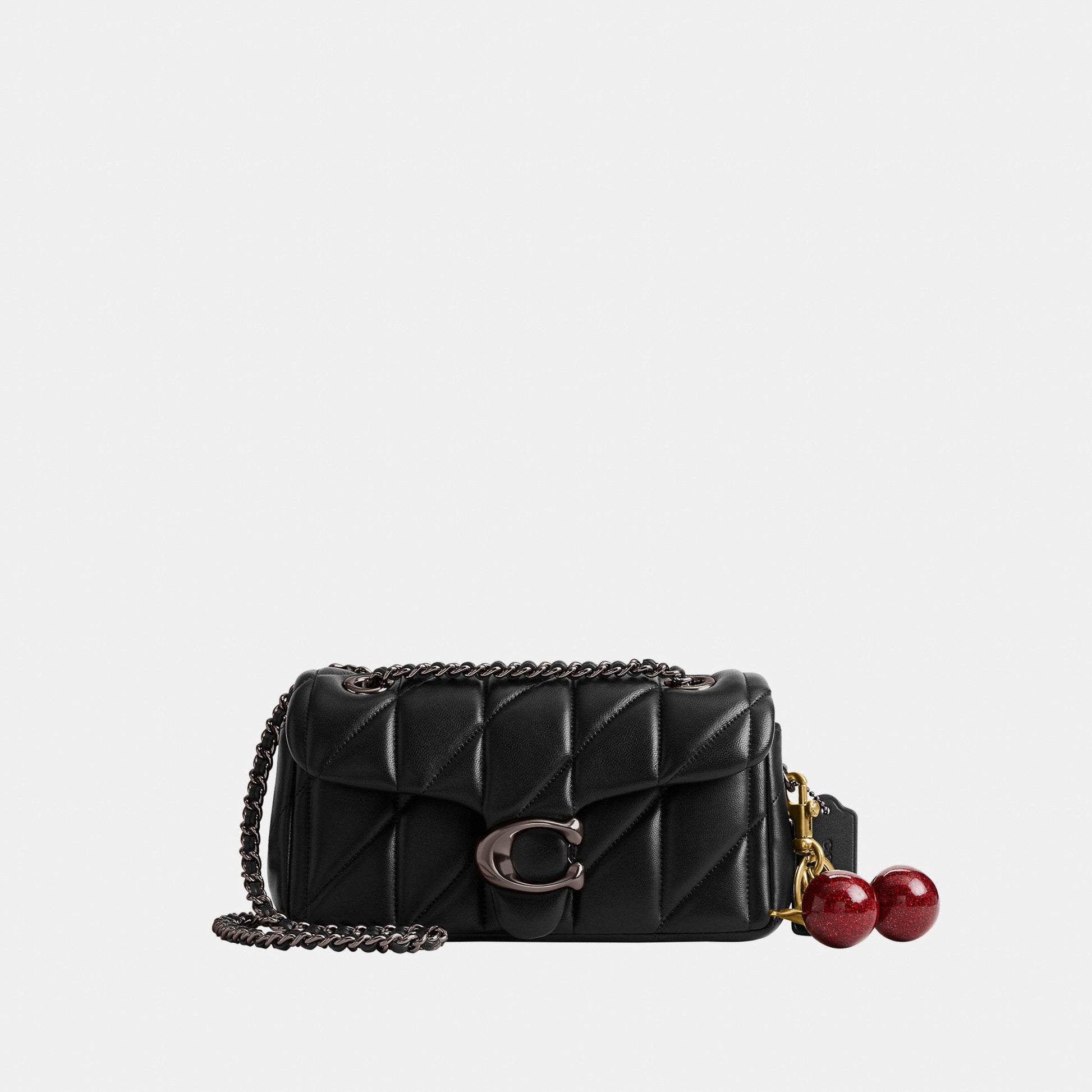 CP149-Tabby Shoulder Bag 20 with Pillow Quilting-V5/Black