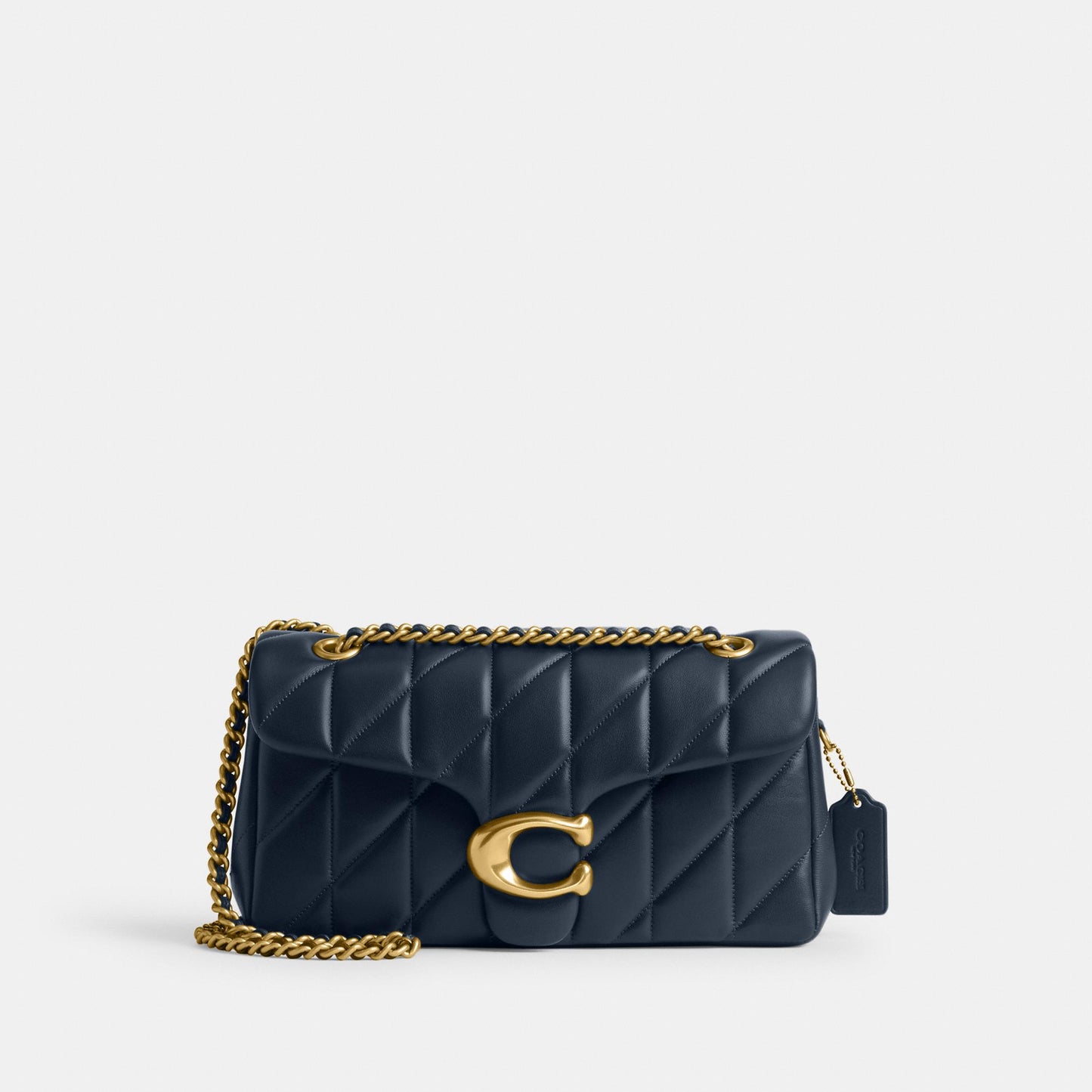 CP150-Tabby Shoulder Bag 26 with Quilting-B4/Dark Navy