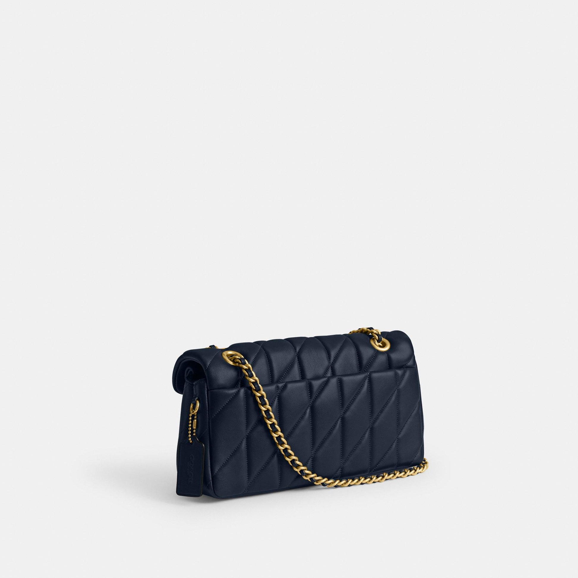 CP150-Tabby Shoulder Bag 26 with Quilting-B4/Dark Navy