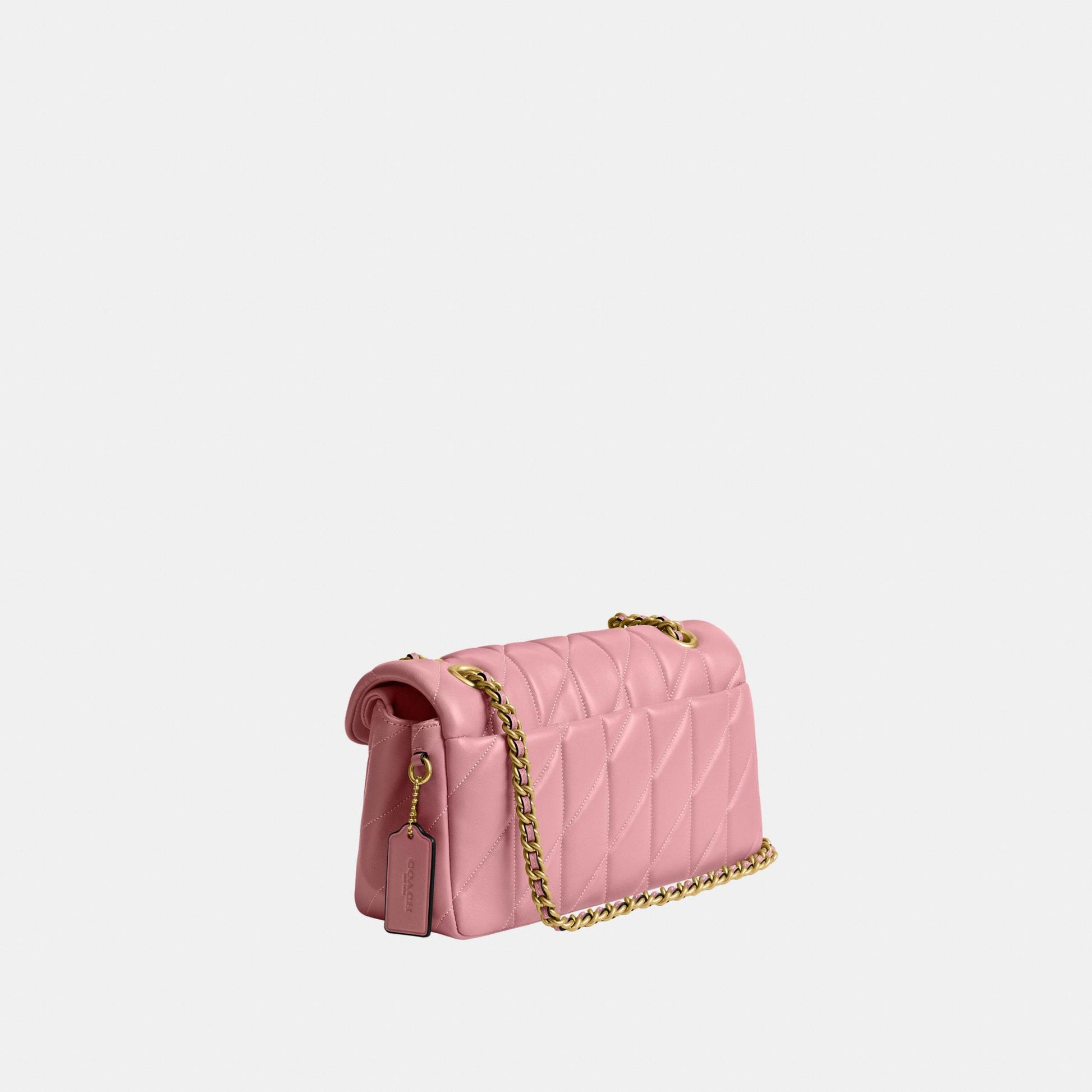 CP150-Tabby Shoulder Bag 26 with Quilting-B4/Flower Pink
