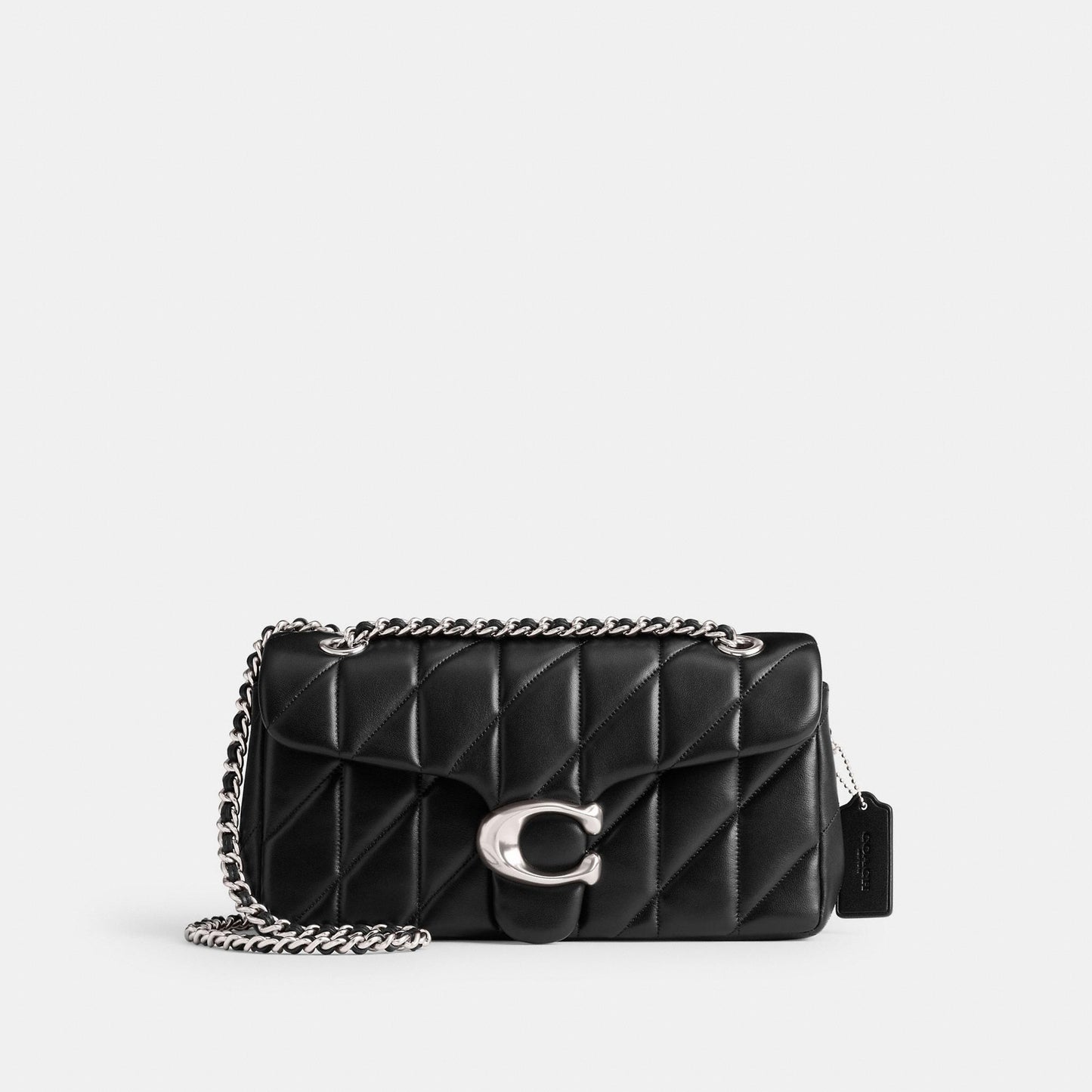 CP150-Tabby Shoulder Bag 26 with Quilting-Lh/Black
