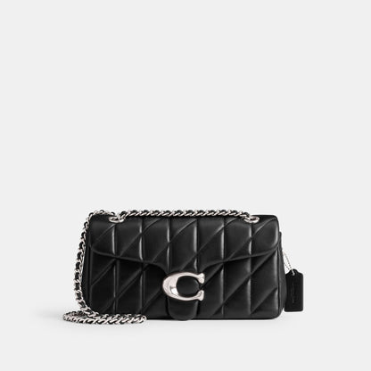 CP150-Tabby Shoulder Bag 26 with Quilting-Lh/Black