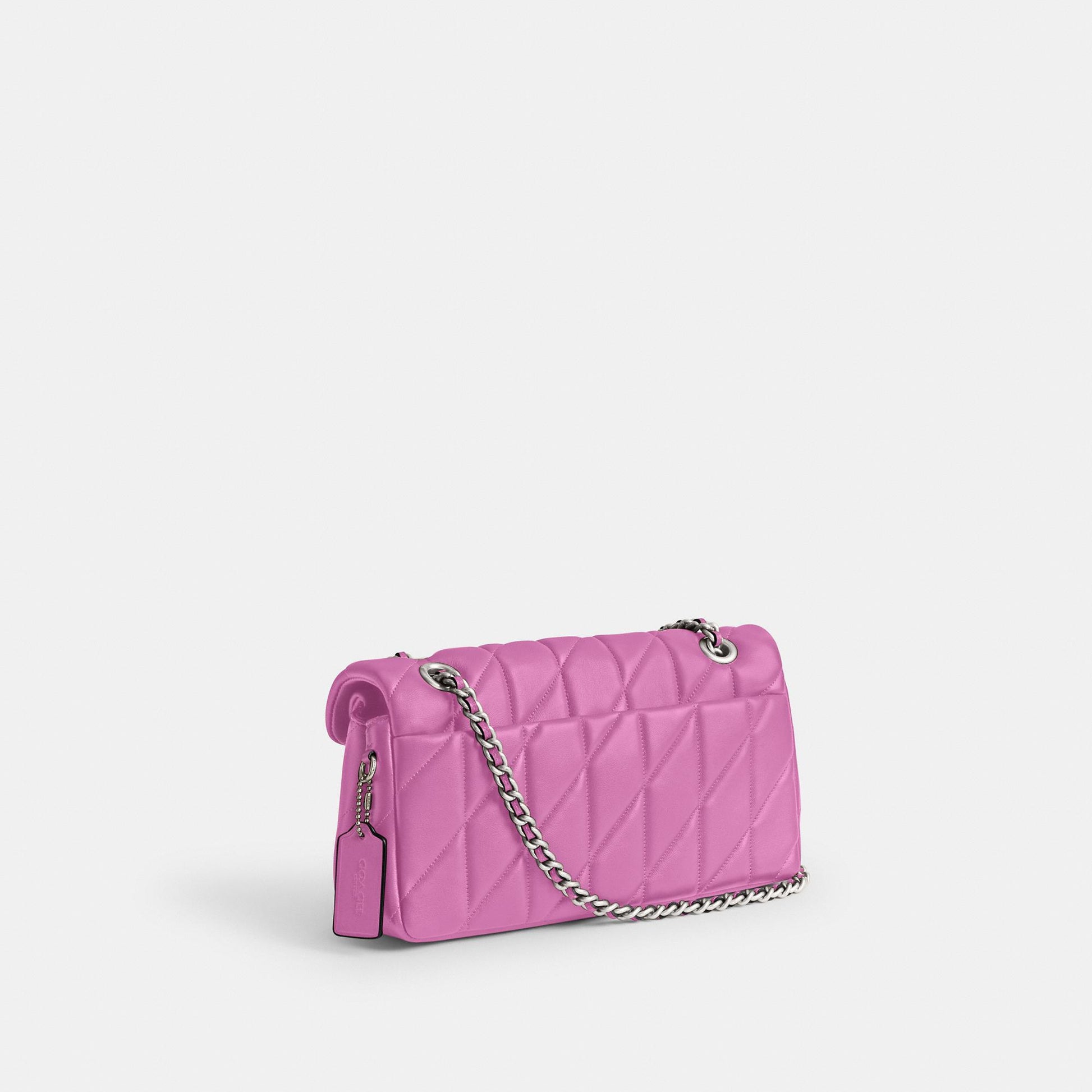 CP150-Tabby Shoulder Bag 26 with Quilting-Lh/Fuchsia.