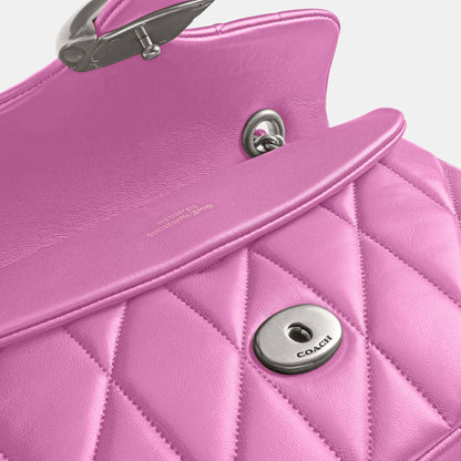 CP150-Tabby Shoulder Bag 26 with Quilting-Lh/Fuchsia.
