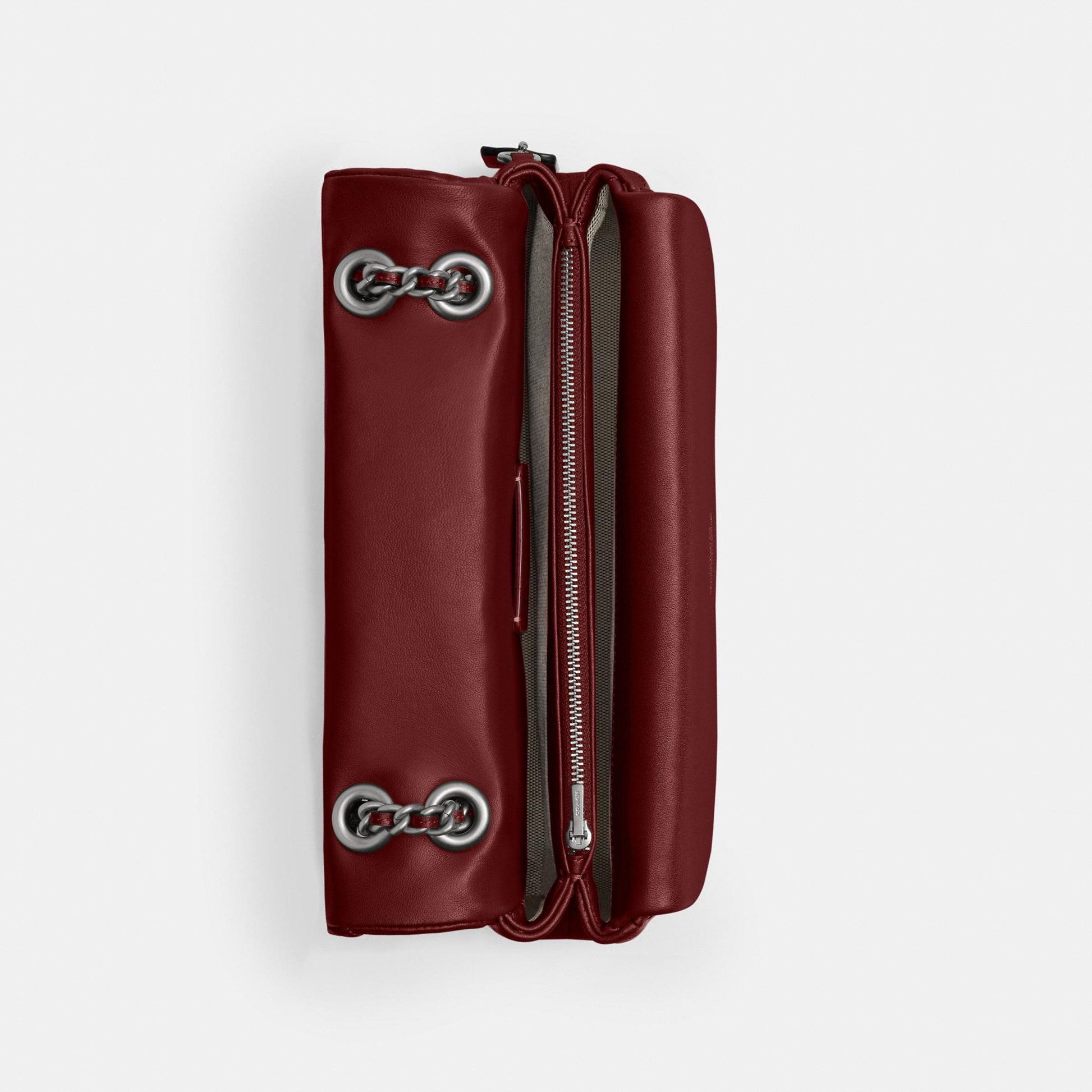 CP150-Tabby Shoulder Bag 26 with Quilting-Lh/Dark Ruby