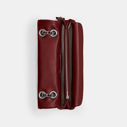 CP150-Tabby Shoulder Bag 26 with Quilting-Lh/Dark Ruby