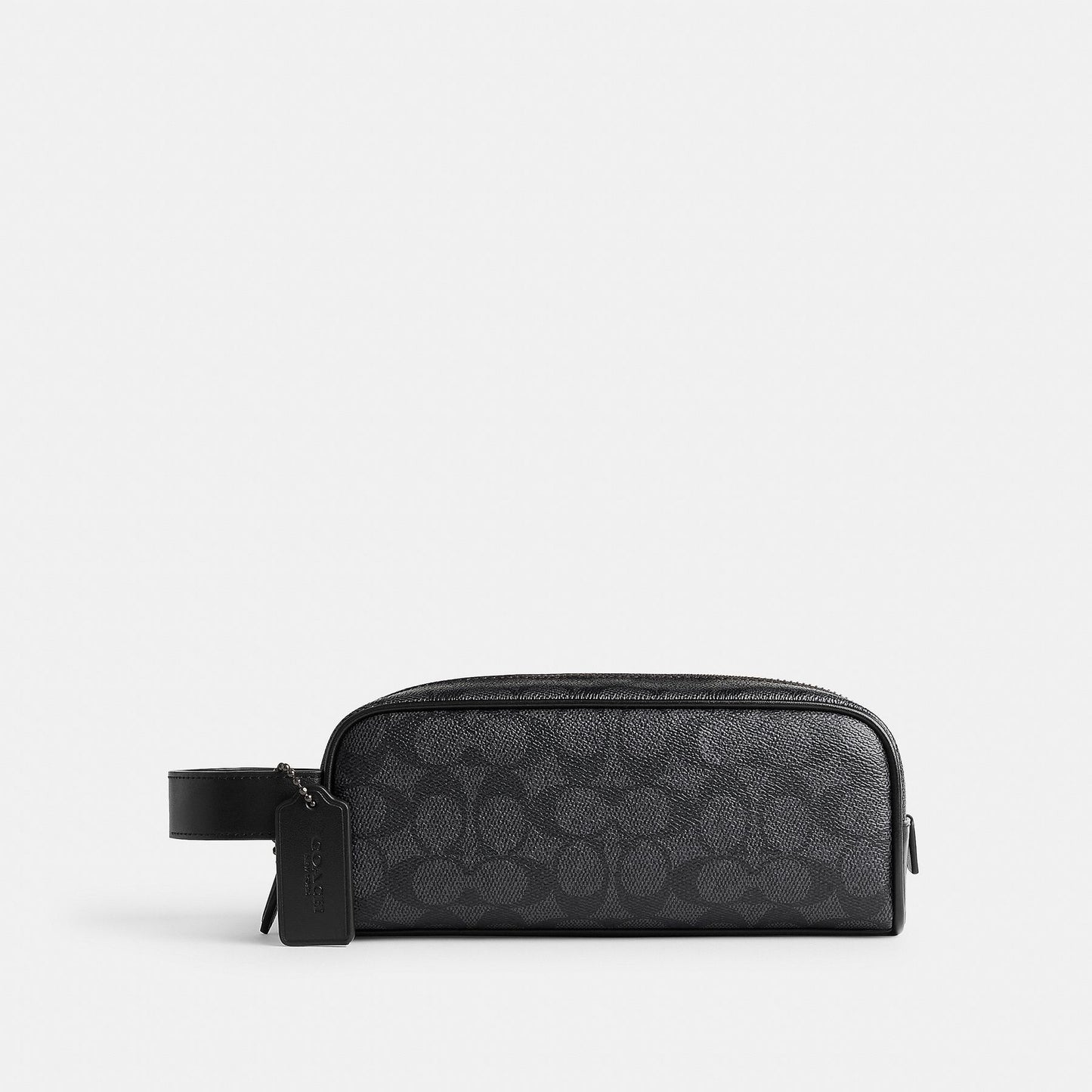 cq183-Travel Kit In Signature Canvas-CHARCOAL
