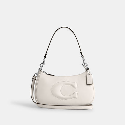 cr099-Teri Shoulder Bag-Sv/Chalk