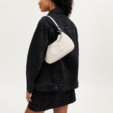 cr099-Teri Shoulder Bag-Sv/Chalk