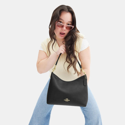 CR148-Laurel Shoulder Bag-Im/Black