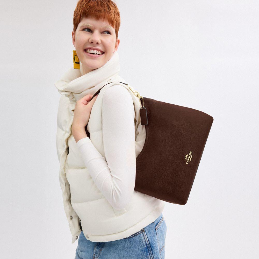 CR148-Laurel Shoulder Bag-Im/Maple