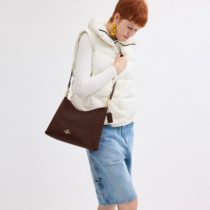 CR148-Laurel Shoulder Bag-Im/Maple