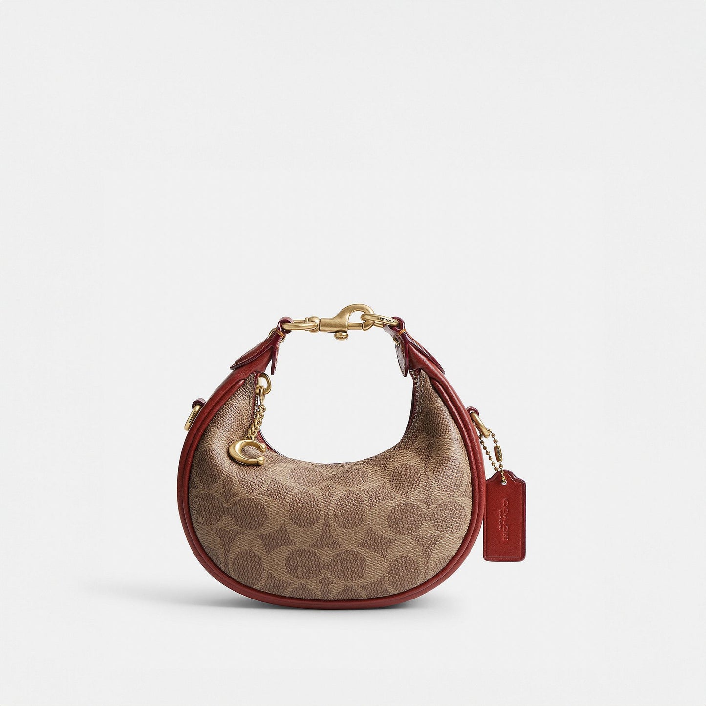 CR510-JONIE BAG IN SIGNATURE CANVAS-B4/Tan Rust