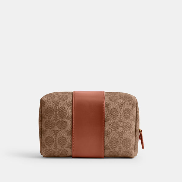 Essential Cosmetic Pouch In Signature Canvas
