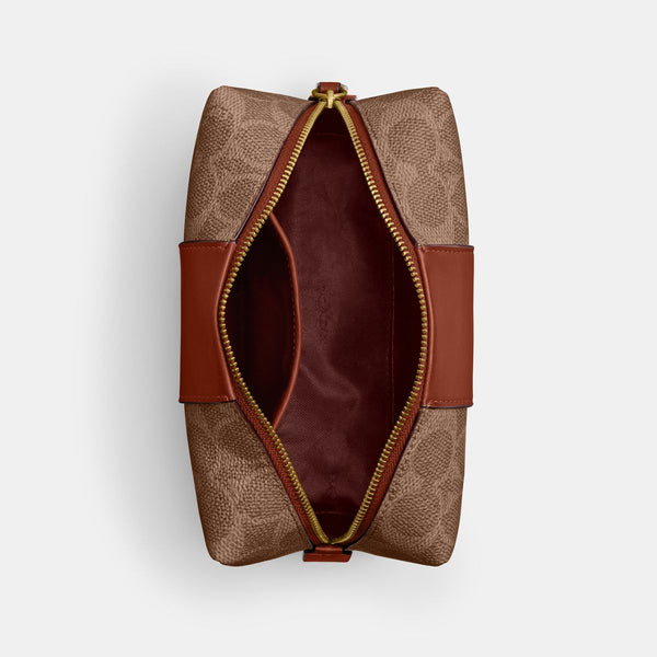 Essential Cosmetic Pouch In Signature Canvas