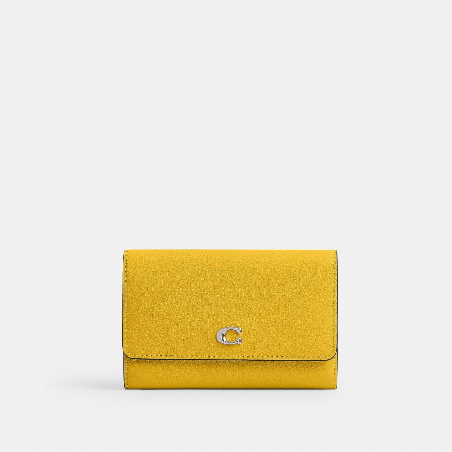 cr545-Essential Medium Flap Wallet In Colorblock-LH/Canary Multi