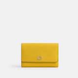 cr545-Essential Medium Flap Wallet In Colorblock-LH/Canary Multi