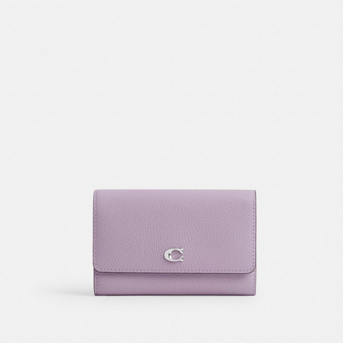 cr545-Essential Medium Flap Wallet In Colorblock-LH/Soft Purple Multi