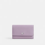 CR545-Essential Medium Flap Wallet In Colorblock-LH/Soft Purple Multi