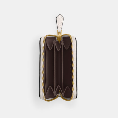 CR551-Essential Small Zip Around Card Case-B4/Chalk