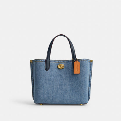 CR708-Willow Tote Bag 24-B4/INDIGO