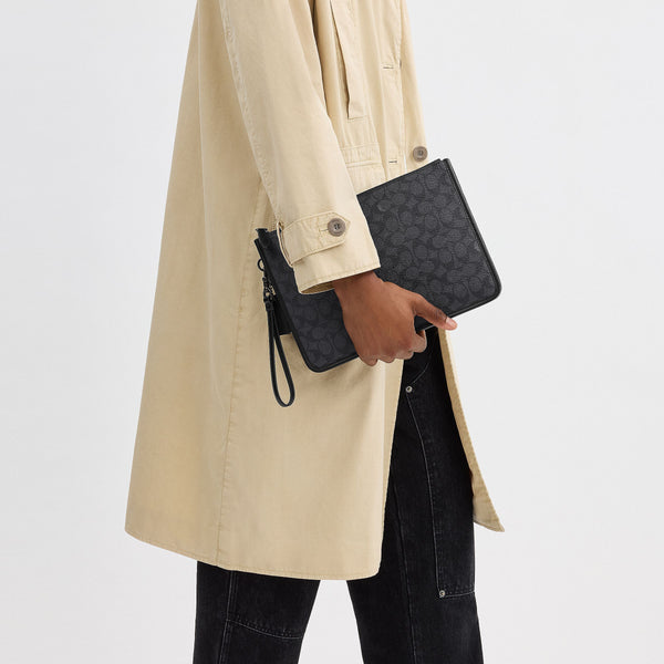 Charter Pouch In Signature Canvas