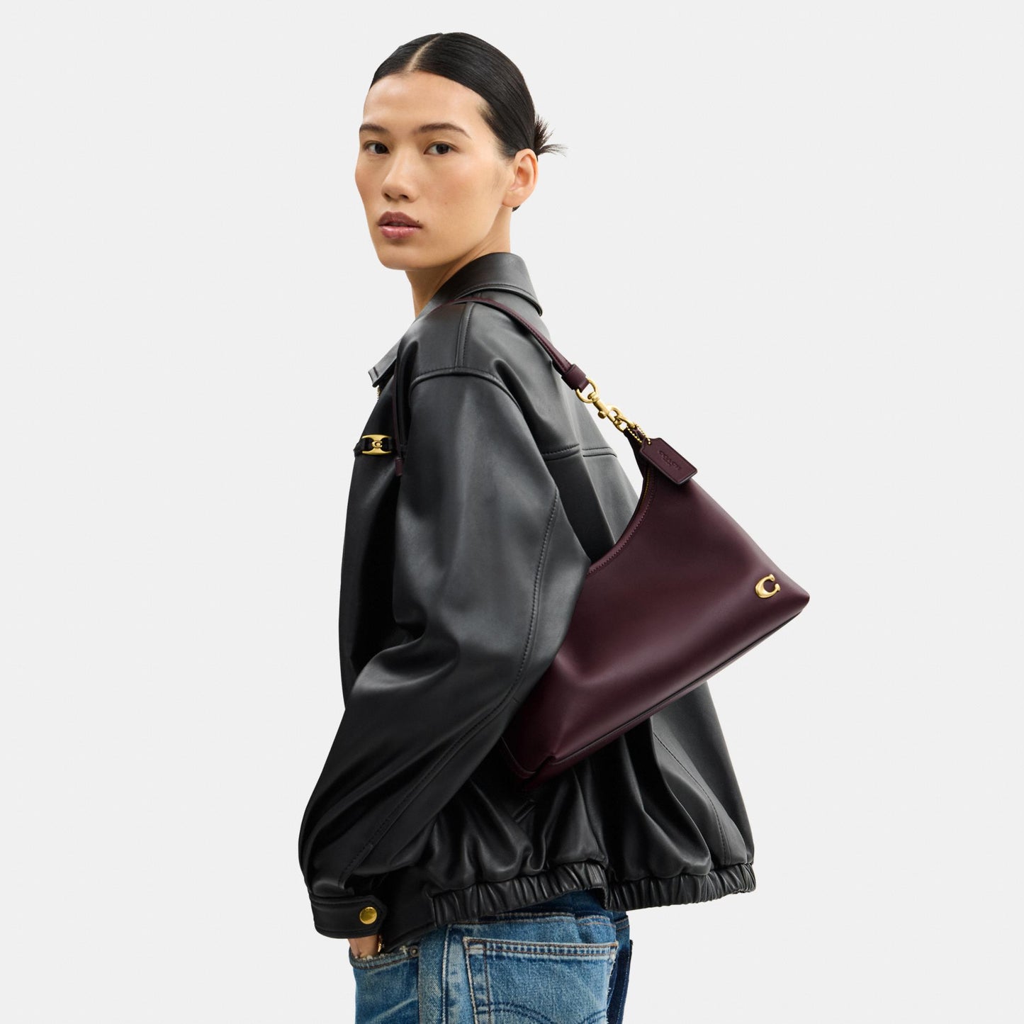 CR981-Juliet Shoulder Bag-B4/Black Currant