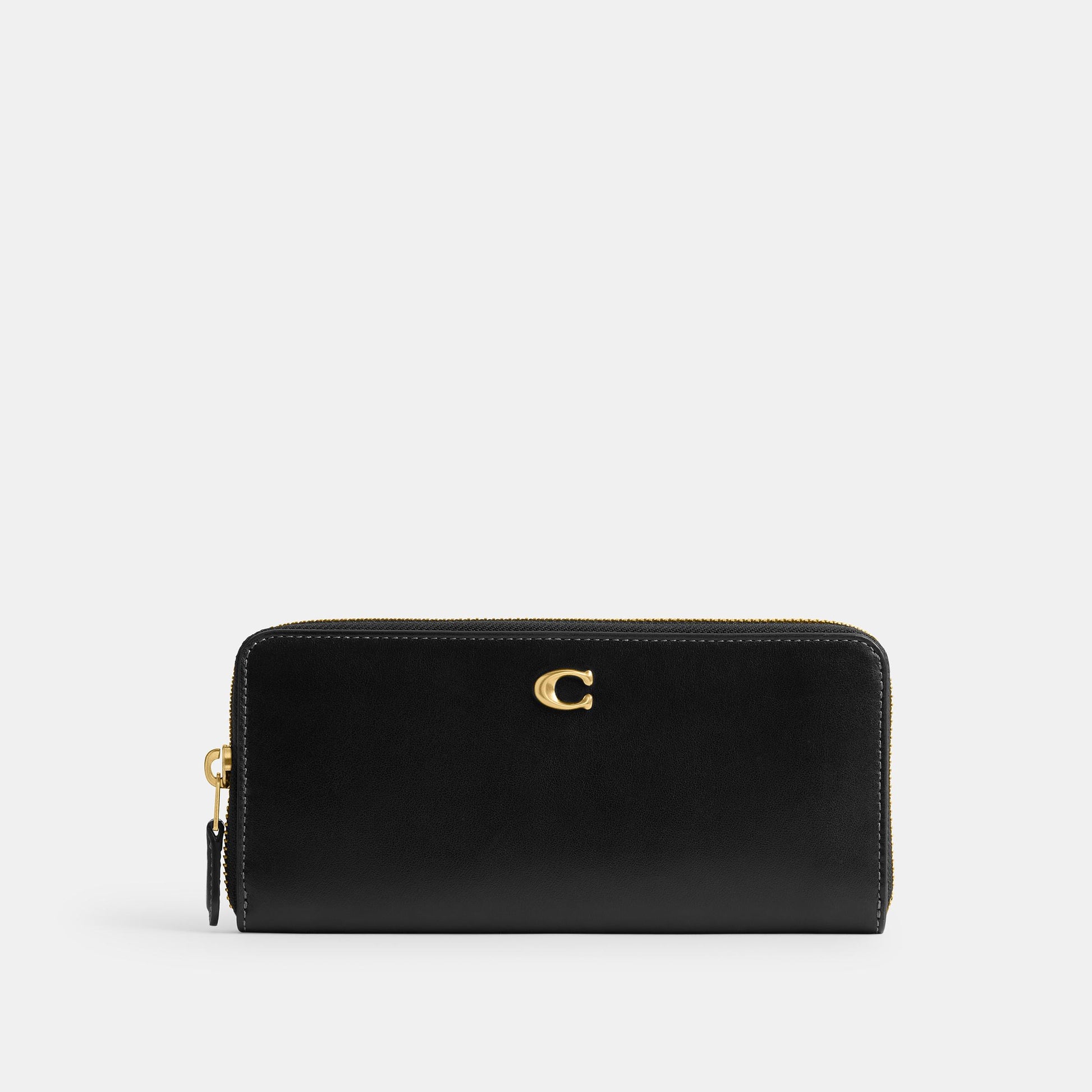 CS032-Essential Slim Accordion Zip Wallet-B4/Black