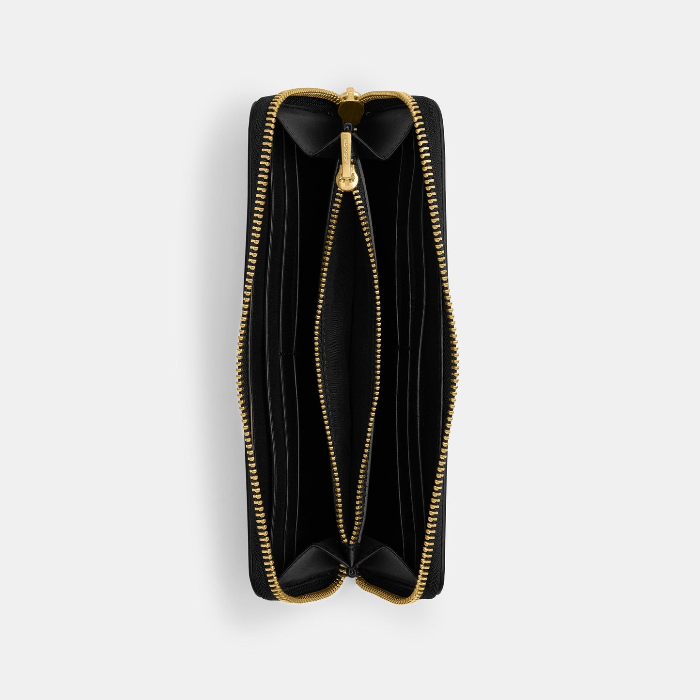 CS032-Essential Slim Accordion Zip Wallet-B4/Black