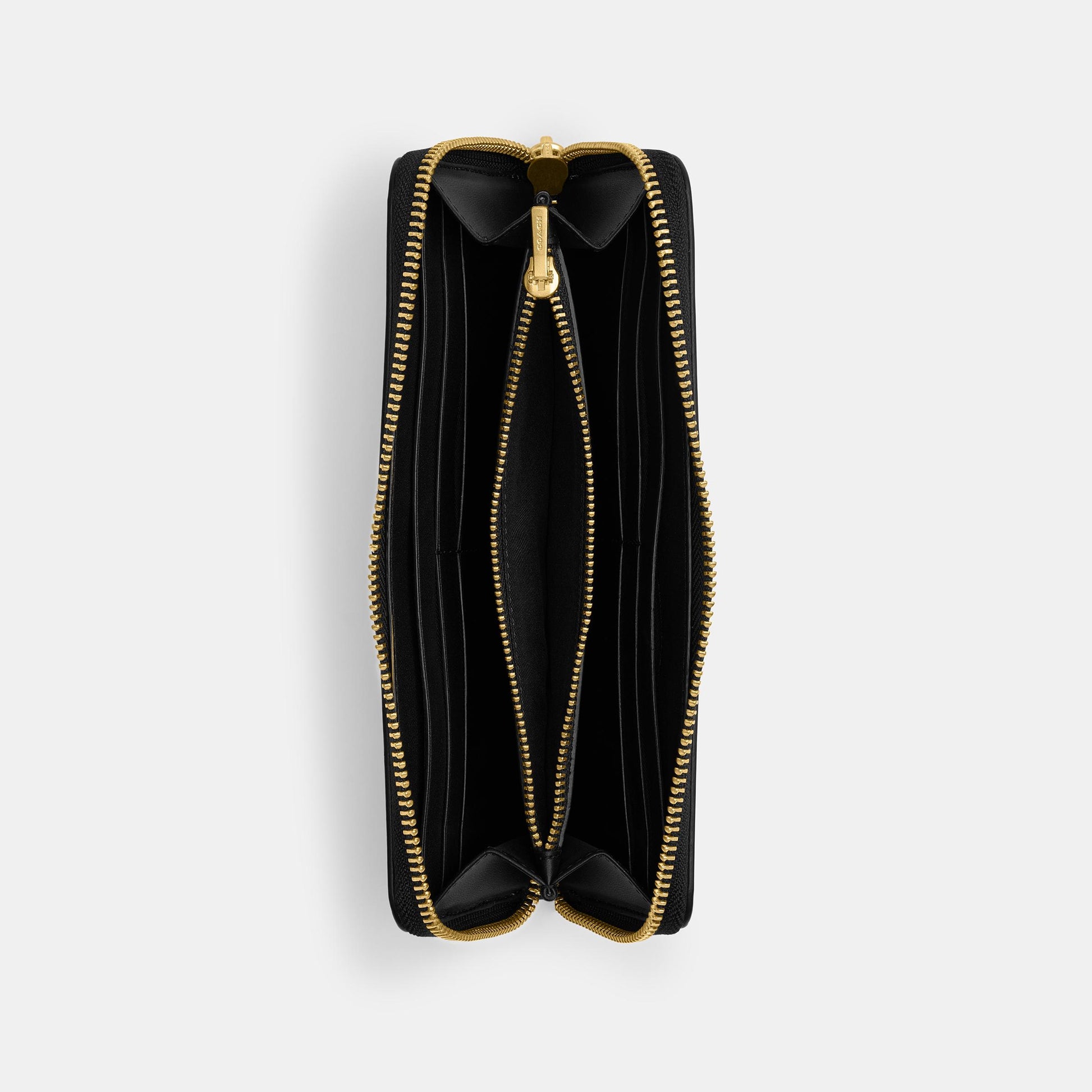 CS032-Essential Slim Accordion Zip Wallet-B4/Black