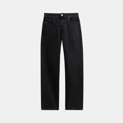 CS196-Black Taper Jean-Black