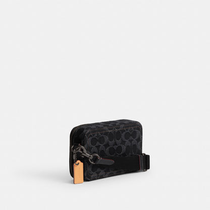 CS478-Charter Slim Crossbody In Signature Denim