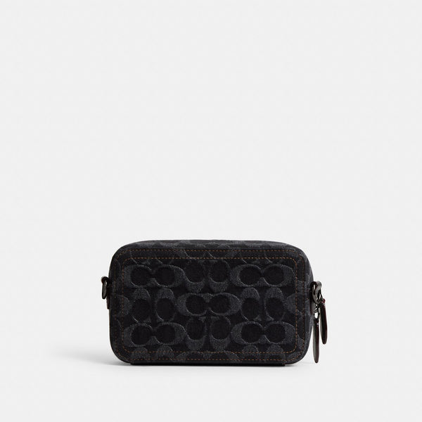 Charter Slim Crossbody In Signature Denim