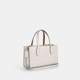 Nina Small Tote Bag In Signature Leather