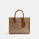 ct891-Ace Tote Bag 17 In Signature Canvas-B4/Tan Brown