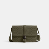 League Messenger Bag In Signature Canvas Jacquard