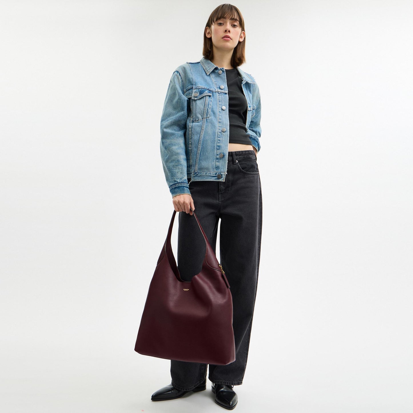 CU044-Brooklyn Shoulder Bag 39-B4/Merlot