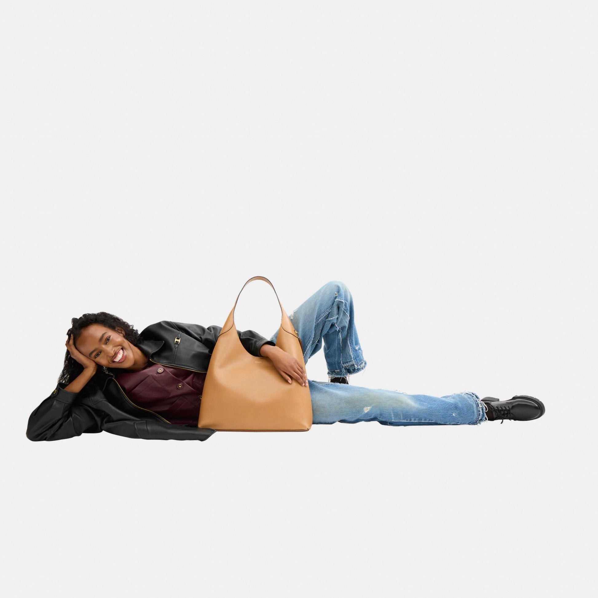 CU044-Brooklyn Shoulder Bag 39-B4/Honey Brown