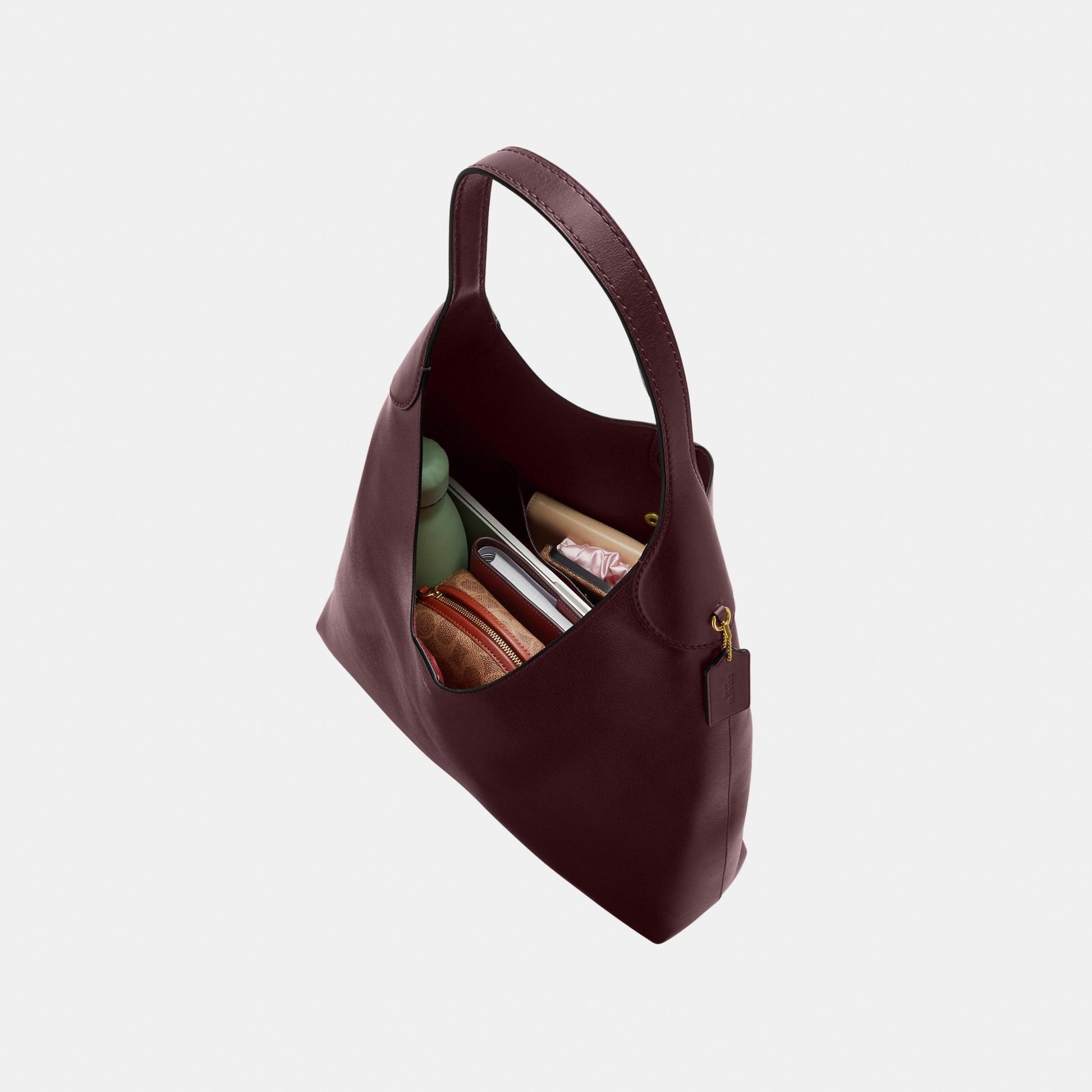 CU068-Brooklyn Shoulder Bag 28-B4/Merlot