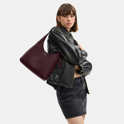 CU068-Brooklyn Shoulder Bag 28-B4/Merlot