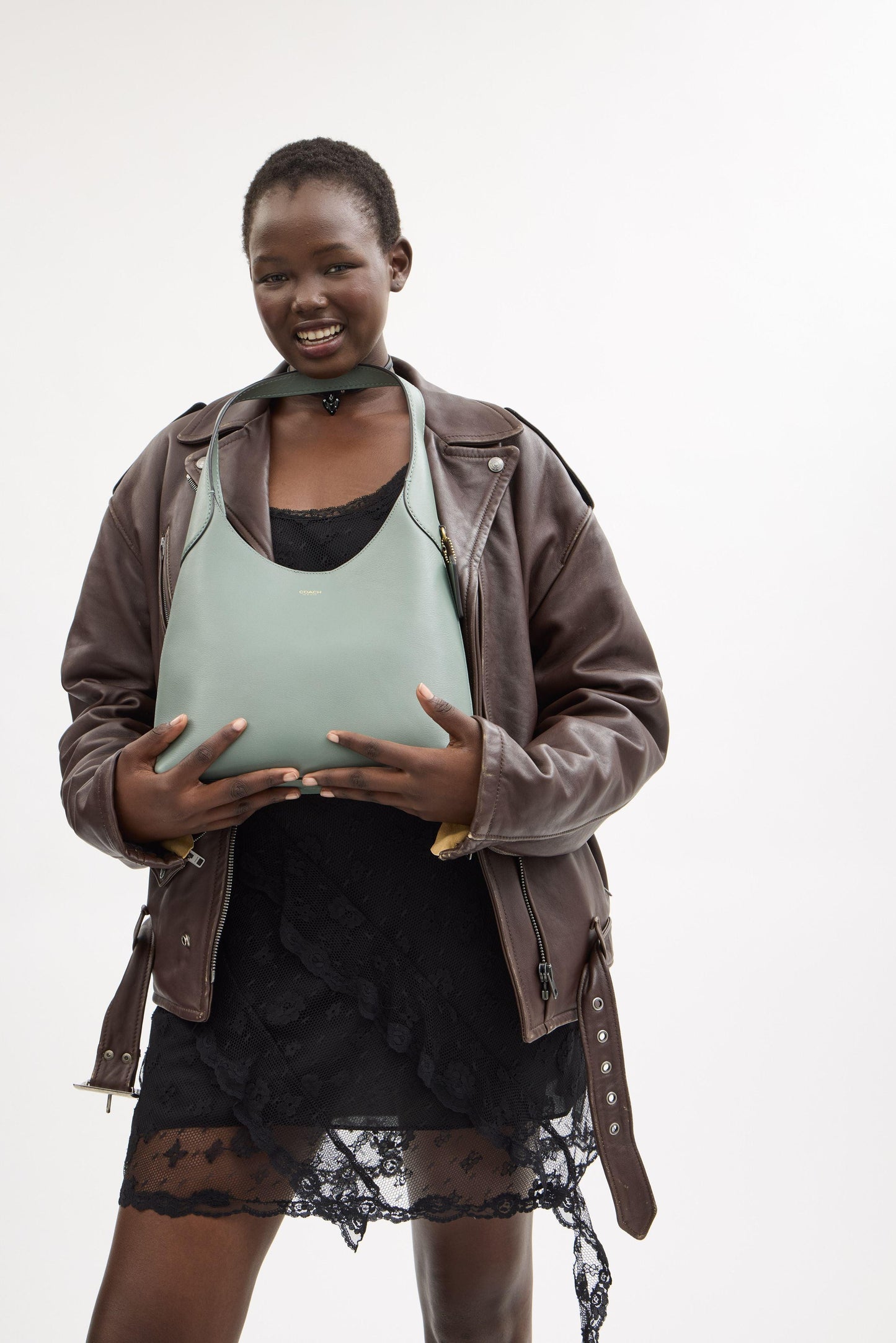 CU068-Brooklyn Shoulder Bag 28-B4/Sage