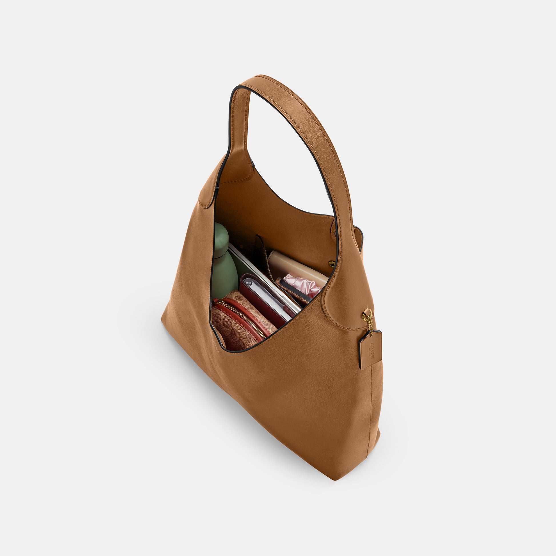 CU068-Brooklyn Shoulder Bag 28-B4/Honey Brown
