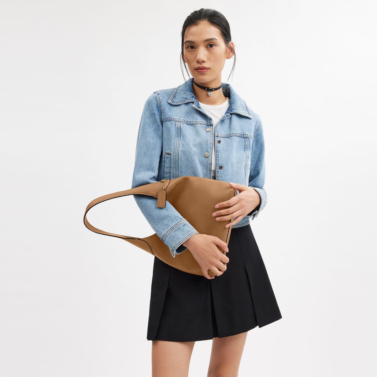 CU068-Brooklyn Shoulder Bag 28-B4/Honey Brown