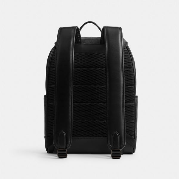 League Flap Backpack In Signature Canvas