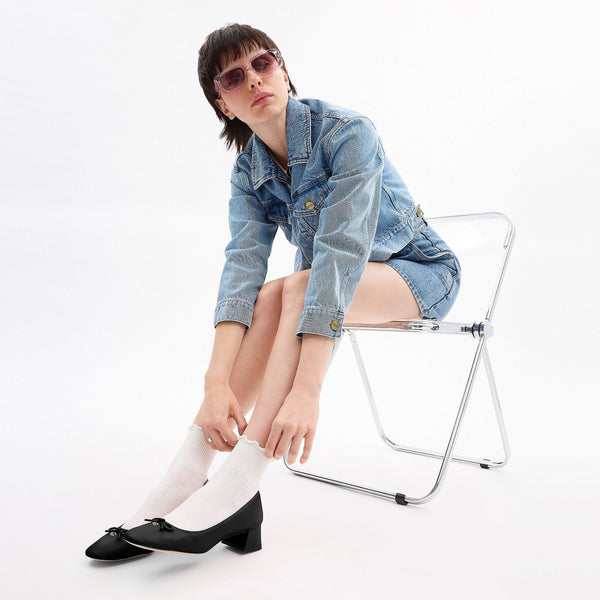 حذاء باليه بكعب "آفا AVA"